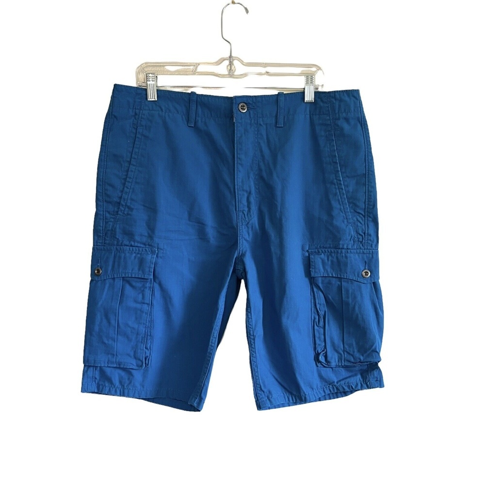 Levi Mens W34 Blue 90s Y2K Cargo Shorts